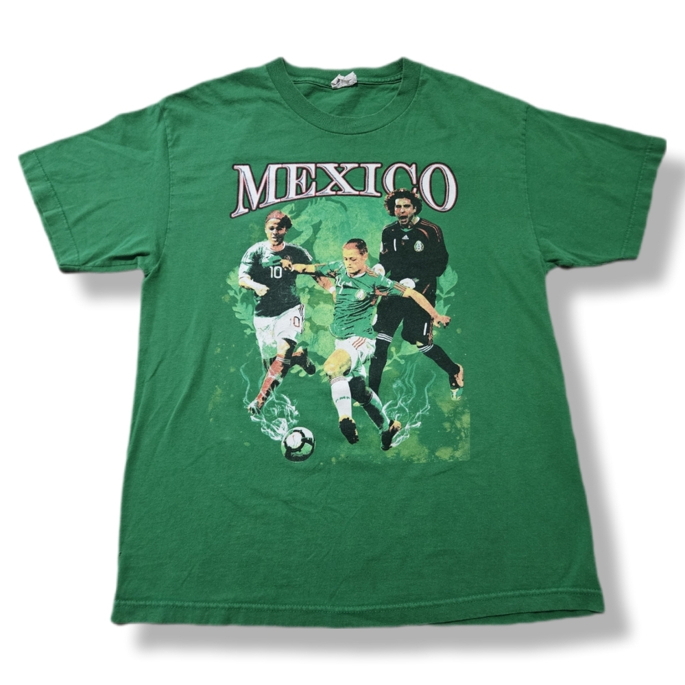 Mens Large Mexico Soccer Tribute Graphic Tshirt